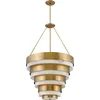 Image de Hinkley LED Hanglamp Echelon | 8X E14 Max 40W | Dimbaar | Heritage Brass
