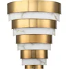 Image de Hinkley LED Wandlamp Echelon | 12W 3000K 1080Lm 830 | Heritage Brass