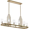 Image de Kichler LED Kroonluchter | 10X E14 Max 40W | Dimbaar | Brushed Natural Brass