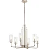 Image de Kichler LED Kroonluchter | 6X E14 Max 40W | Dimbaar | Polished Nickel