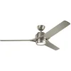Image de Plafondventilator met verlichting - Zeus - 60in / 152cm ventilator - geborsteld nikkel