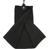 Image de Masters Golf Handdoek - Snel Drogend - Bevestig aan Golftas - Zwart