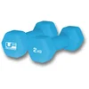 Image de Urban Fitness Hex Dumbbells - Neopreen Bedekt (Paar) Sky - 2kg