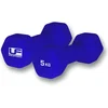Image de Urban Fitness Hex Dumbbells - Neopreen Bedekt (Paar) Blauw - 5kg