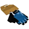 Image de Six Peaks kinder fietshandschoenen blauw zwart wit 7-8 jaar ademend.