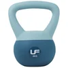 Image de Urban Fitness kettlebell soft touch blauw 4kg voor krachttraining.