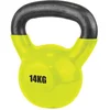 Image de Urban Fitness Cast Iron Kettlebell Geel - 14kg