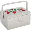 Image de Sewing box : strawberry :18.5x25.5x14.5 cm