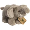 Image de Pluche dieren knuffels olifant van 26 cm - Knuffeldieren olifanten speelgoed