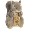 Image de Aurora Pluche knuffel dier - eekhoorn - lichtbruin - 20 cm - bosdieren knuffel thema