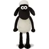 Image de Aurora Baranek Shaun Serie - Knuffel Baranek Shaun - 30 cm - Wit en Zwart - Zachte Materiaal