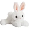 Image de Aurora Pluche knuffel konijn - wit - 20 cm - boerderij dierenknuffel