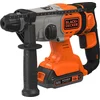 Image de BLACK+DECKER 18V SDS+ Boorhamer, 2x 2.5Ah, 1A lader, koffer - BCD900E2K-QW