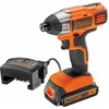 Image de BLACK+DECKER Gereedschap - 18V ACCU-slagmoersleutel met accessoires, 1x accu 2,0 Ah Li-Ion, lader BDCIM18D1A-QW