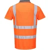 Image de Portwest Hi-Vis Korte Mouw Polo RIS RT22 - Oranje - M