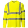 Image de Portwest Hi-Vis T-shirt lange mouwen S278 - Geel - XXL