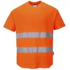Image de Portwest Hi-Vis Katoen Comfort Mesh Insert T-shirt S/S C394 - Oranje - XXL