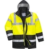 Image de Portwest hi-vis contrast werkkleding verkeersjas jas Geel S466 MAAT XS