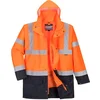 Image de Portwest Hi-Vis Essential 5-in-1 jack S766 - Oranje/Marine - L