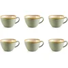 Image de Olympia Kiln Cappuccino Kop Mosgroen 34cl ( Set van 6 )