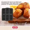 Image de Mal 6 financiers 26 x 22 cm Zenker Siliconen glasvezel