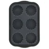 Image de Zenker 685537 Bakvorm voor 6 taartjes van glasvezel, bakvorm voor 6 taartjes, taartvorm, Siliconen glasvezel, Nylon, Grijs, 28,3 x 18,4 x 2 cm