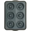 Image de Zenker 685539 Siliconen donutsbakvorm met glasvezel, bakplaat voor 6 donuts, bakvorm voor donuts in de oven, Siliconen, Glasvezel, Nylon, Grijs, 36 x 26 x 3 cm