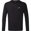 Image de RonHill - Heren hardloopshirt - Lange mouwen - Zwart - S