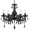 Image de Searchlight Marie Therese - Kroonluchter - 5 lichts - Zwart