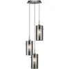 Image de Searchlight Duo I - Hanglamp - 3 lichts - Chroom