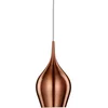 Image de Searchlight Vibrant - Hanglamp -  12 cm - Donkerkoper