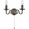 Image de Searchlight Klassieke wandlamp Richmond 2-lichts bronsbruin - 1502-2AB