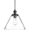 Image de Searchlight PYRAMID - Hanglamp - 1 lichts - Mat Zwart