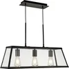 Image de Searchlight Hanglamp Voyager 3-lichts - 4613-3BK