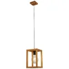 Image de Searchlight SQUARE Pendel Hanglamp Hout Zwart