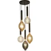 Image de Searchlight DULWICH Hanglamp 5 Lichts Zwart