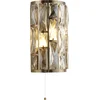 Image de Searchlight BIJOU Wandlamp 2 Lichts Kristal Messing