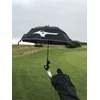 Image de Mizuno Tour 55 inch Twin Canopy Staff Golfparaplu - Grijs Blauw