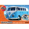 Image de Airfix Modelbouwpakket Auto - J6024 QUICKBUILD Volkswagen VW Camper Bus - Blauw - Wit Plastic - Airfix - Modelbouw