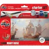 Image de Airfix Modelbouwpakket Schepen - 55114A Mary Rose Ship - Small Starter Set Plastic - 1:400 - Modelbouw