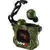 Image de Call of Duty - TWS earbuds - metalen oplaadcase met led lights - touch control - IPX4 - microfoon (olive camo)