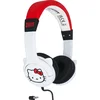 Image de Hello Kitty - kinderkoptelefoon met volumebegrenzing - verstelbaar - comfortabel (rood/wit)