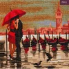 Image de Diamond painting 30 x 30 cm crystal art ronde steentjes - Meet me in Venice
