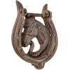 Image de Homescapes Deurklopper paard hoefijzer bruin 558g