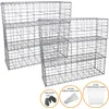 Image de Schanskorf Muur - Set van 6 - 100 x 30 x 30 cm
