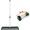 Image de 2-in-1 Verticuteer- en Gazonvlakker Set - Groen, Gegalvaniseerd Staal, Handvat van 2m
