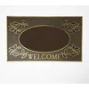 Image de Homescapes antislipdeurmat  Welcome  45 x 75 cm, goudbruin