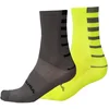 Image de Endura Stripe Coolmax® Sokken 2 Paren Geel,Zwart EU 37-42 Man,Vrouw