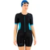 Image de Zone3 Activate Korte Mouw Triatlonpak Zwart XS Vrouw