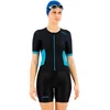 Image de Zone3 Activate Korte Mouw Triatlonpak Zwart S Vrouw